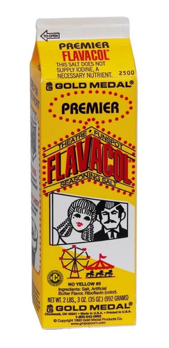 Sal Palomitas Premier 1 Kg Flavacol  Tetrapack