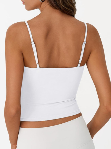 Top Sin Mangas Con Tirantes Ajustables Cuello Redondo Mujer