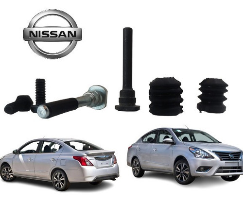 Imagem 4 de 12 de Reparo Pino Guia Pinça De Freio Dianteiro Nissan Versa