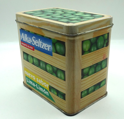 Caja De Lamina Coleccion Alka Seltzer Lima Limon (Usado)