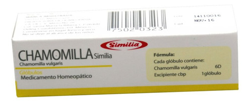 Chamomilla Similia Caja Con 175 Glóbulos