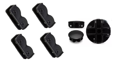 Kit Repuestos 4 Quiebre Plastico Y 1 Puntera Gazebo Plegable