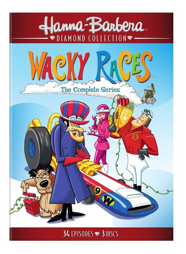 Dvd Wacky Races / Los Autos Locos La Serie Completa