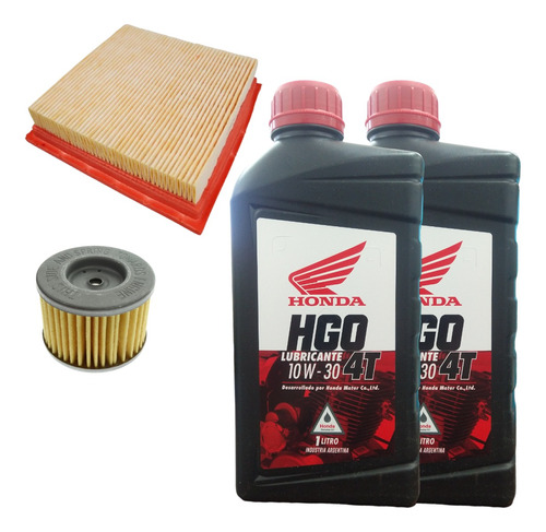 Kit Service Tornado Filtros Aire Aceite Originales Aceite Hgo 10w30 Honda Moto Sur