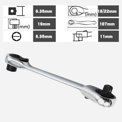1/4 De Polegada Mini Chave De Torque Hexagonal Resistente À