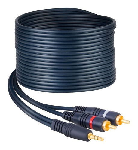 Cable Audio Plug 3.5 Mm A 2 Plug Rca 3.6 M Dorados Steren