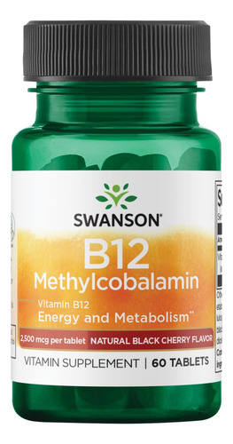 Swanson Metilcobalamina Vitamina B-12 2.5mg 60 Tabletas
