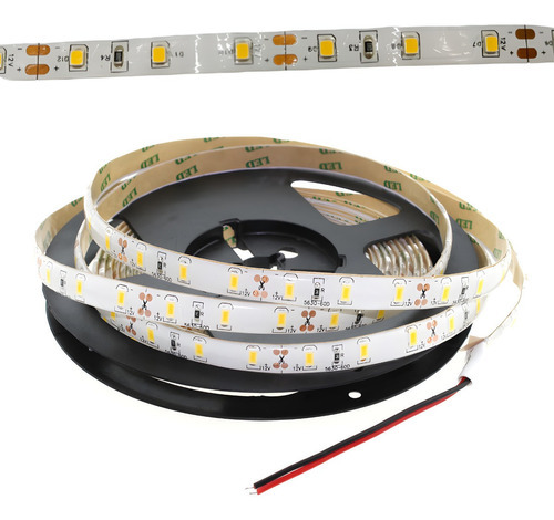 Tira Led 2835 12v 60 Leds X Metro Ip33 Blanco Calido 2700k Calidad Premium Candil