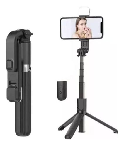 Palo Selfie Con Luz Trípode Control Bluetooth Espandible