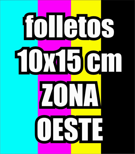 5.000 Folletos Full Color D/f Incluye Diseño 10x15cm