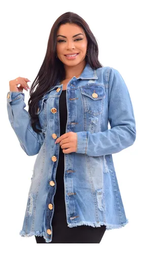 Jaqueta jeans best sale barata