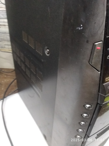 Aparelho Som Jvc Ca-dxj20 Defeito Cinza-escuro 100 W (Usado)