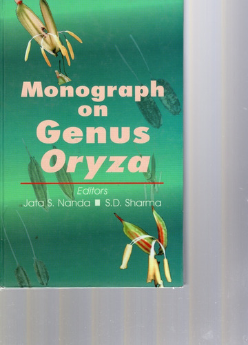 Monograph Of Genus Oryza