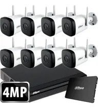 Comprar Kit Ip Inalambrico Wifi Dahua Nvr 8 Ch + 8 Camaras 3mp + 1tb