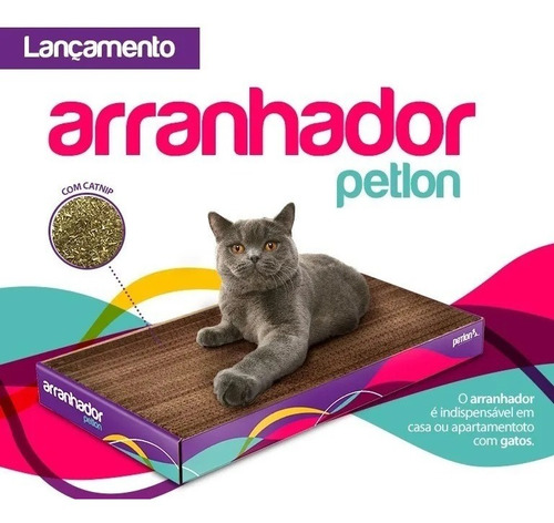 Brinquedo Arranhador De Gatos Papelao Com Catnip - Petlon 