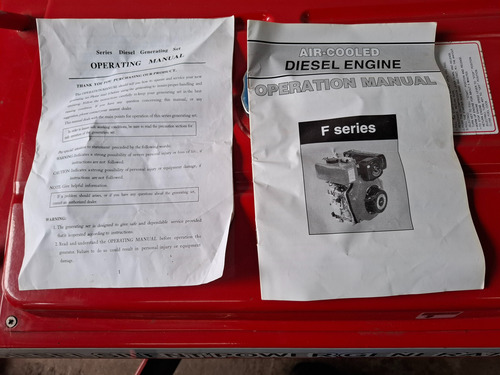 Generador Diesel 4.8 Kva Monofasico
