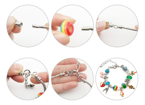 Kits De Colgantes De 300 Piezas Para Hacer Pulseras