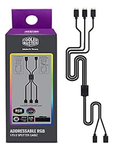 Cable Splitter Argb Cooler Master 3 A 1