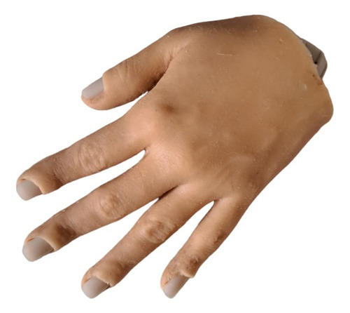 Mano De Silicon Para Practica De Uñas