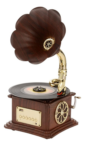 Mini Vintage Retro Phonograph Gramophone Vinilo Record Playe