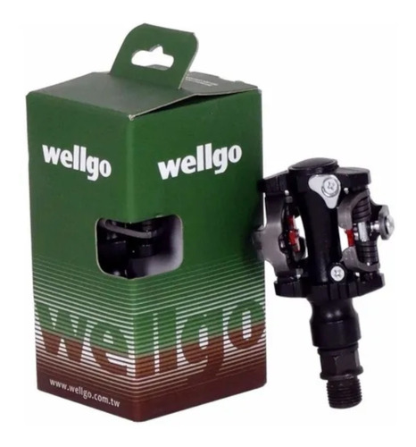 Pedal Bike Clip Sapatilha Wellgo M919 Esferas Mtb C/ Tacos