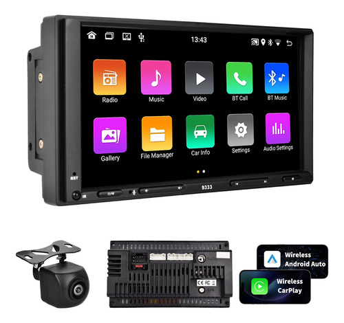 Radio Android 13.0 Gps Mirror Mirror Link Carplay Wifi 7 PLG