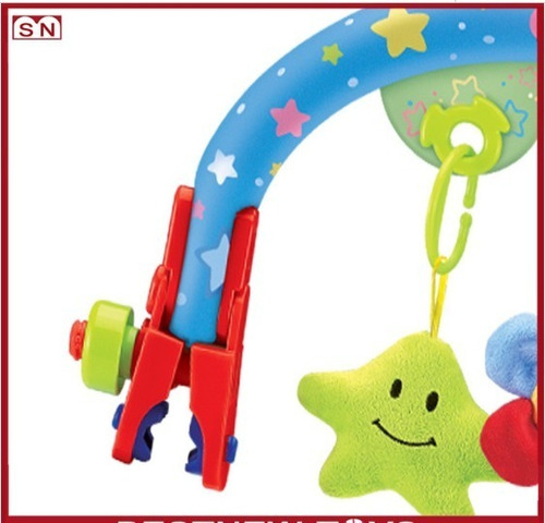 Móbile Arco Brinquedo Berço Carrinho Cercad Bebê Seguro Top