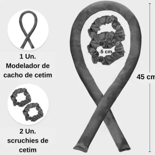 Kit Capilar Meus Cachos + Modelador De Cachos Em Cetim