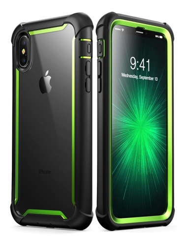 Funda iPhone X I-blason Ares 360 Uso Rudo Original + Mica