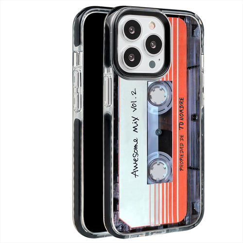 Funda Para iPhone Guardianes Galaxia Casete Tu Nombre