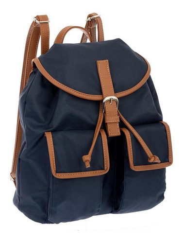 Mochila Dama Ultra Ligera Backpack Mujer Jennyfer 9457 Color Azul marino