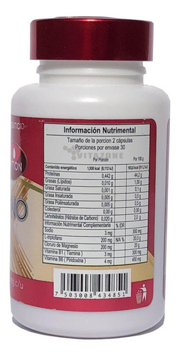 L-triptofano 60 Cáps De 500 Mg Keep Natural Sabor Sin Sabor
