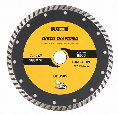 Disco De Corte Diamantado Turbo 7 Concreto Granito