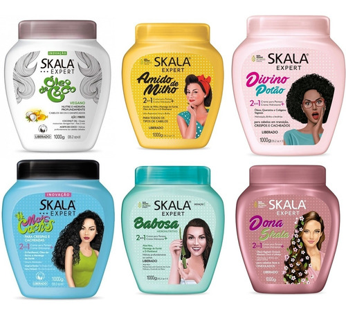 Crema Skala Kit 6 Combo Productos Skala Brasil Black Friday