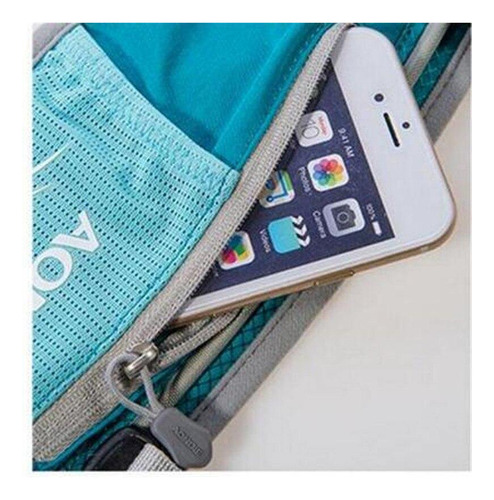 Chaleco Hidratacion Mochila Running Trekking Aonijie 5 Lts Color Verde Agua