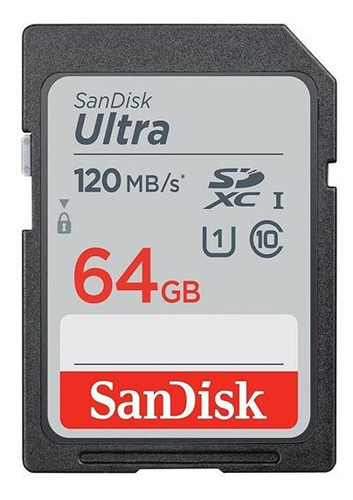 Memoria Ultra Sd 64gb 120mb/s Sandisk Sdsdun4-64g-gn6in