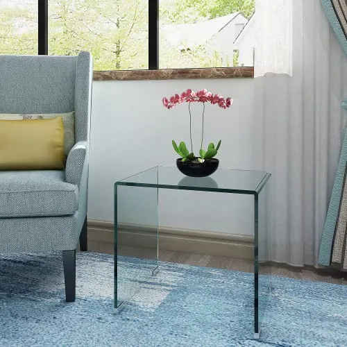 comprar Mesa Auxiliar Vidrio Para Sala Estar Templado Moderna Sofa