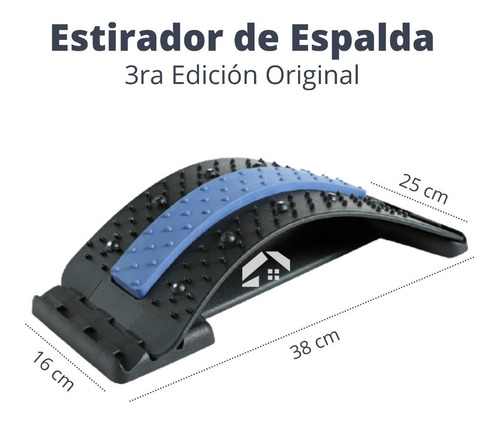 Soporte Lumbar Ergonómico (masajeador De Espalda) Original