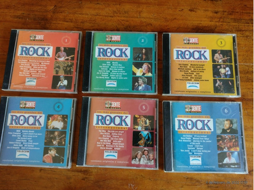 Los Mas Grandes Del Rock Internacional Cd Colección Gente 