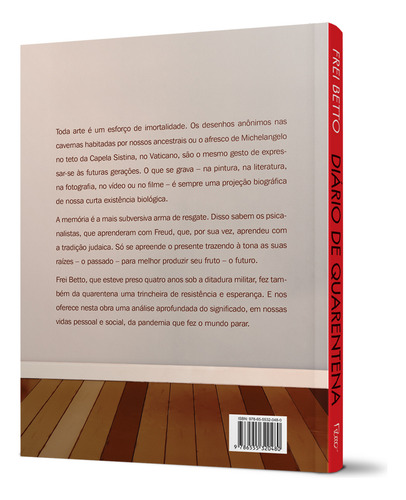 Livro Diário de quarentena: 90 dias em fragmentos evocativos, de Betto, Frei. Editorial Editora Rocco, Capa Mole em Português, 2020
