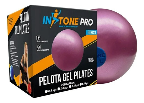 Pelota De Gel Para Pilates Instone Pro 1 Kg Varios Colores