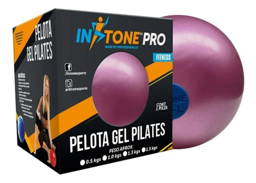 Pelota De Gel Para Pilates Instone Pro 1 Kg Varios Colores