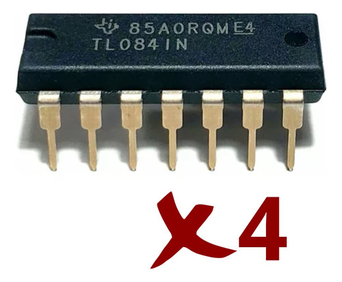 Tl084cn Tl084 084 Nte859 Ecg859 Ic X4