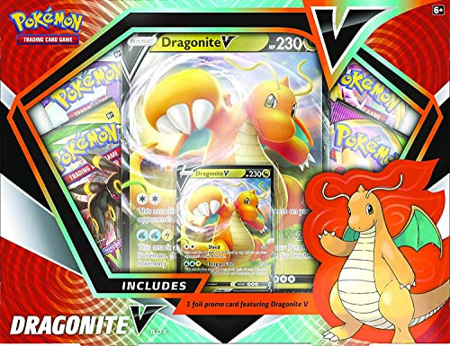 Juego De Cartas Coleccionables Pokémon Dragonite V Box O Hoo