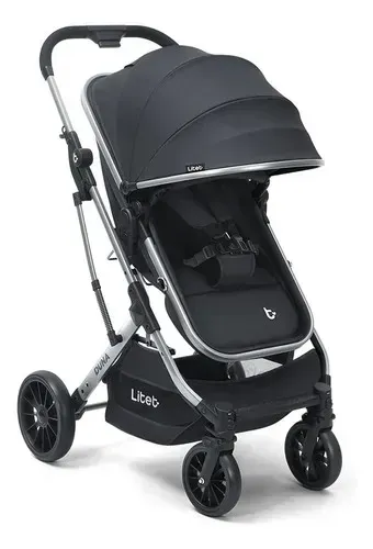 Carrinho de Bebê Litet Duna 2 em 1: Passeio e Moisés com Travel System