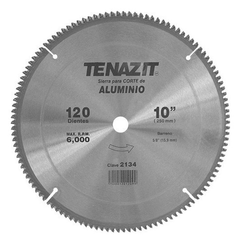 Disco Para Corte De Aluminio 10 X 120d Austromex Aus-2134