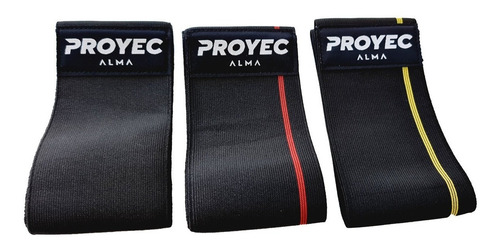 Pack Banda Circular Elastica Tela Theraband Proyec Nacional