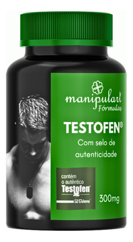 Testofen 300mg Autêntico Galena - 60 Cápsulas Sabor Sem Sabor