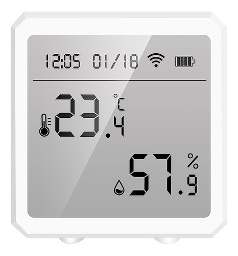 Tuya Smart Wifi Sensor De Humedad De Temperatura Interior