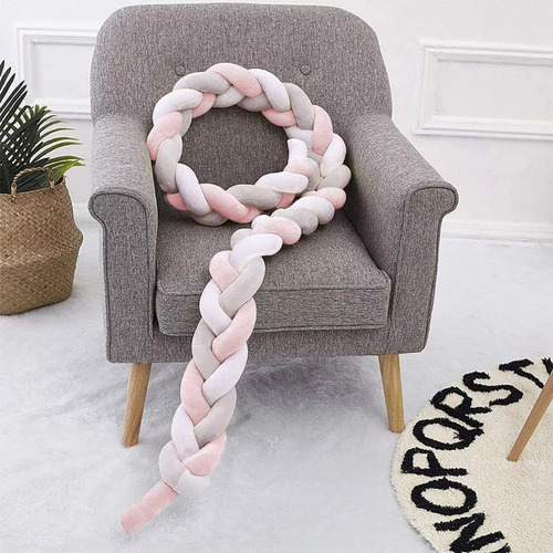 R0x Cojín Trenzado Con Nudos Para Bebés Crib
